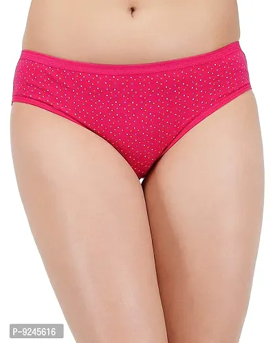 Khwahish Cotton Multi-Coloured Bikini Panties for Women ( Combo Pack of 3 Pieces )-thumb3