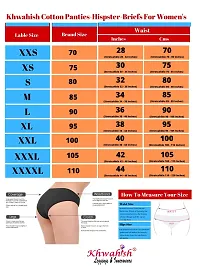 Khwahish Women?s Cotton Hosiery Panty Bikini Briefs ( Multi Color ) Pack of 3 Pieces-thumb3