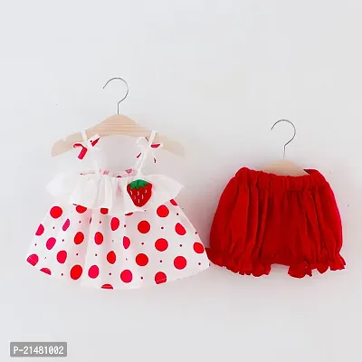 kids cotton strap clothing set-thumb0