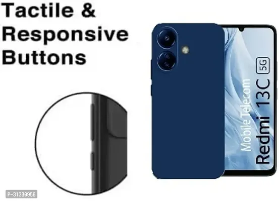 S Hardline Soft Silicon Flexible Case for Realme C51 Microfiber Cloth Cushion  Buffed corners to protect from shocks and dents-thumb4