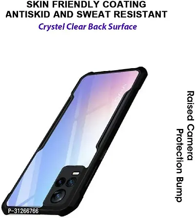 S Hardline Shock Proof Clear Protective Ipaky Back Cover for Vivo Y73 camera Protection from shocks and scratches.-thumb4