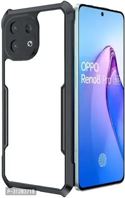 S Hardline Shock Proof Clear Protective Ipaky Back Cover for Oppo Reno 8 Pro 5G-thumb0