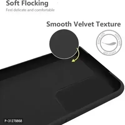 S BlueHardline Soft Silicon Flexible Case for Oppo A38 inner Soft Microfiber Cloth Cushion Lining Premium Rubberised Candy Case-thumb2