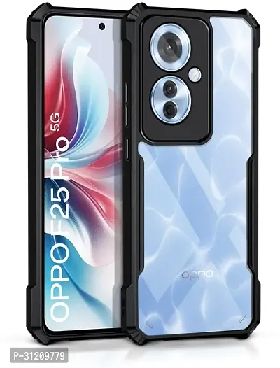 S Hardline Shock Proof Clear Protective Ipaky Back Cover for Oppo F25 Pro 5G Bumper Transparent Drop Protection-thumb0