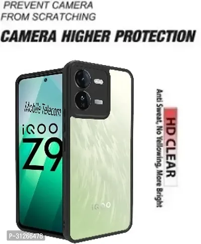 S Hardline Shock Proof Clear Protective Ipaky Back Cover for IQOO Z9 5G Durable And Protective-thumb3