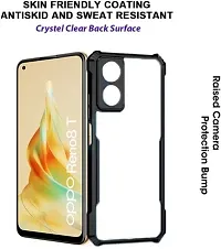 S  Hardline Shock Proof Clear Protective Ipaky Back Cover for Oppo Reno 8T 5G Buffed corners to protect from shocks and dents-thumb3