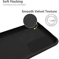 S Hardline Soft Silicon Flexible Case for Realme C51 Microfiber Cloth Cushion  Buffed corners to protect from shocks and dents-thumb1