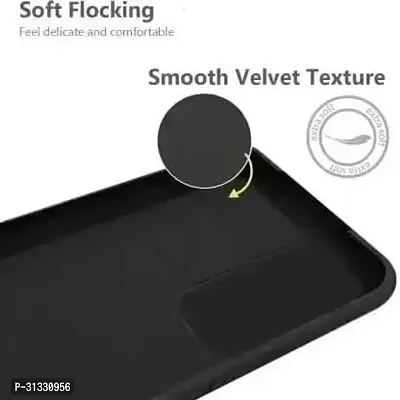 S Hardline Soft Silicon Flexible Case for Realme C51 Microfiber Cloth Cushion  Buffed corners to protect from shocks and dents-thumb2