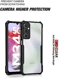 S Hardline Shock Proof Clear Protective Ipaky Back Cover for Samsung Galaxy M34 5G Boom TPU With Camera Protection-thumb3