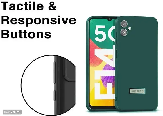 S BlueHardline Soft Silicon Flexible Case for Samsung Galaxy F14  5G Microfiber Cloth  camera Protection-thumb3