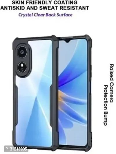 S Hardline Shock Proof Clear Protective Ipaky Back Cover for Oppo A18 4G camera Protection from shocks and scratches.-thumb2