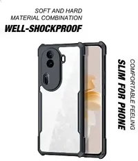 S  Hardline Shock Proof Clear Protective Ipaky Back Cover for Oppo Reno 11 Pro-thumb2