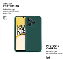 S Hardline Soft Silicon Flexible Case for Realme Narzo N53 Microfiber Cloth Cushion  Buffed corners to protect from shocks and dents-thumb3