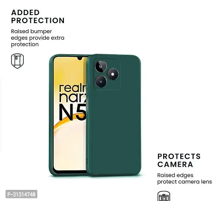 S Hardline Soft Silicon Flexible Case for Realme Narzo N53 Microfiber Cloth Cushion  Buffed corners to protect from shocks and dents-thumb4