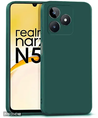 S Hardline Soft Silicon Flexible Case for Realme Narzo N53 Microfiber Cloth Cushion  Buffed corners to protect from shocks and dents-thumb0