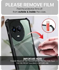 S  Hardline Shock Proof Clear Protective Ipaky Back Cover for Realme 11 Durable And Protective-thumb3