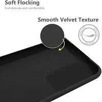 S Hardline Soft Silicon Flexible Case for Realme GT 6T 5G Microfiber Cloth Cushion  Buffed corners to protect from shocks and dents-thumb1