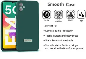 S Hardline Soft Silicon Flexible Case for Samsung Galaxy F14  5G Microfiber Cloth Cushion  Protective Shockproof Plain Silicon-thumb4