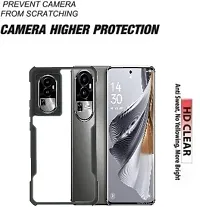 S Hardline Shock Proof Clear Protective Ipaky Back Cover for Oppo Reno 10 Gloss Finish Boom TPU-thumb3