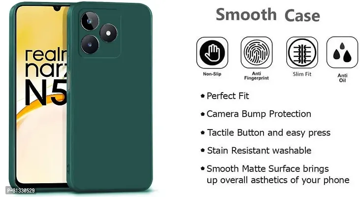 S Hardline Soft Silicon Flexible Case for Realme C31 Premium inner Soft Microfiber Cloth Cushion Lining pocket friendly Slim profile-thumb5