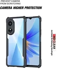 S Hardline Shock Proof Clear Protective Ipaky Back Cover for Oppo A18 4G camera Protection from shocks and scratches.-thumb3