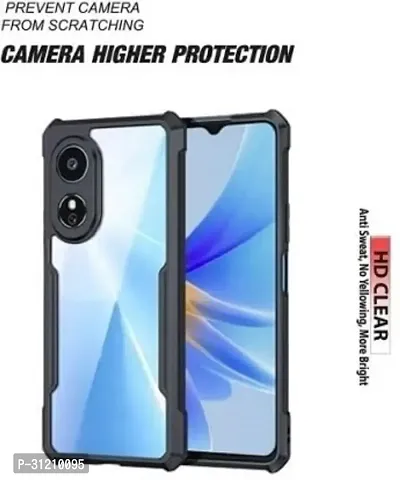 S Hardline Shock Proof Clear Protective Ipaky Back Cover for Oppo A18 4G camera Protection from shocks and scratches.-thumb4