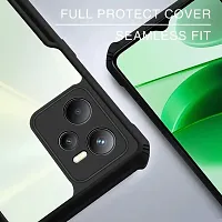 S Hardline Shock Proof Clear Protective Ipaky Back Cover for Realme C35 Premium Boom TPU Transparent case-thumb2