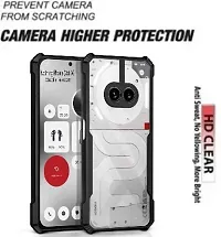 S Hardline Shock Proof Clear Protective Ipaky Back Cover for  Nothing Phone 2a 5G Raised edges lift the screen and camera lens-thumb2