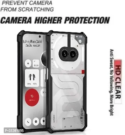 S Hardline Shock Proof Clear Protective Ipaky Back Cover for  Nothing Phone 2a 5G Raised edges lift the screen and camera lens-thumb3