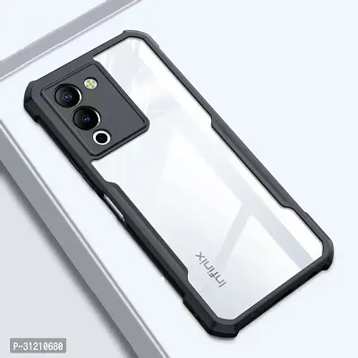 S Hardline Shock Proof Clear Protective Ipaky Back Cover for Infinix Note 12 Turbo camera Protection from shocks and scratches.-thumb2