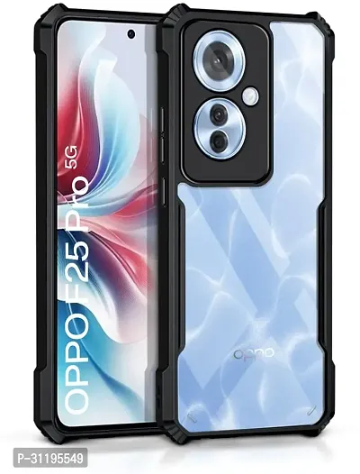 S  Hardline Shock Proof Clear Protective Ipaky Back Cover for Oppo F25 Pro 5G Durable And Protective-thumb0