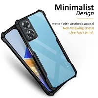 S  Hardline Shock Proof Clear Protective Ipaky Back Cover for Oppo A17-thumb3