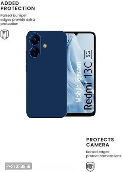 S Hardline Soft Silicon Flexible Case for Realme C51 Microfiber Cloth Cushion  Buffed corners to protect from shocks and dents-thumb5