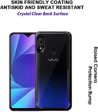 S Hardline Shock Proof Clear Protective Ipaky Back Cover for Vivo Y95 Bubble Proof Bumper case-thumb3