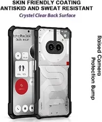 S Hardline Shock Proof Clear Protective Ipaky Back Cover for  Nothing Phone 2a 5G Raised edges lift the screen and camera lens-thumb1