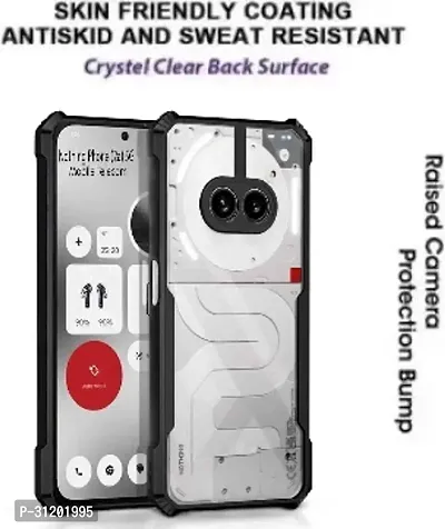 S Hardline Shock Proof Clear Protective Ipaky Back Cover for  Nothing Phone 2a 5G Raised edges lift the screen and camera lens-thumb2