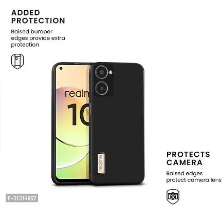 S Hardline Soft Silicon Flexible Case for Realme 10 4G Microfiber Cloth Cushion  Buffed corners to protect from shocks and dents-thumb4