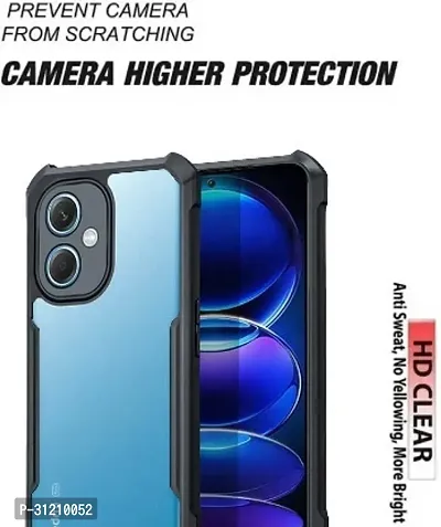 S Hardline Shock Proof Clear Protective Ipaky Back Cover for Redmi Note 12 5G Durable And Protective-thumb2