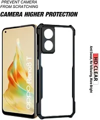 S  Hardline Shock Proof Clear Protective Ipaky Back Cover for Oppo Reno 8T 5G Buffed corners to protect from shocks and dents-thumb2