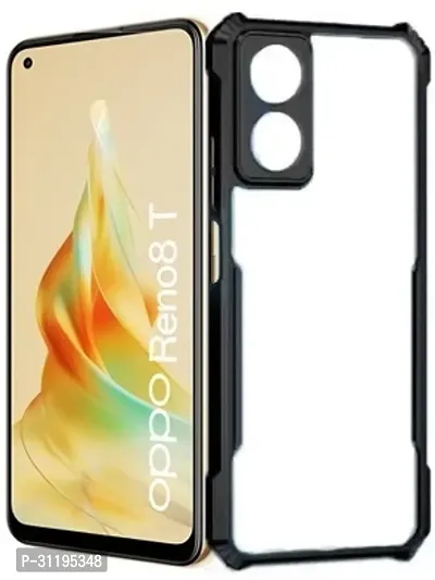 S  Hardline Shock Proof Clear Protective Ipaky Back Cover for Oppo Reno 8T 5G Buffed corners to protect from shocks and dents