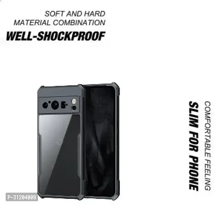 S Hardline Shock Proof Clear Protective Ipaky Back Cover for Google Pixel 8 Pro Boom TPU With Camera Protection-thumb3