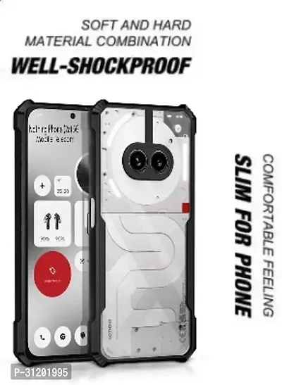 S Hardline Shock Proof Clear Protective Ipaky Back Cover for  Nothing Phone 2a 5G Raised edges lift the screen and camera lens-thumb4