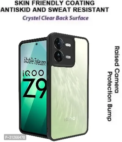 S Hardline Shock Proof Clear Protective Ipaky Back Cover for IQOO Z9 5G Durable And Protective-thumb2