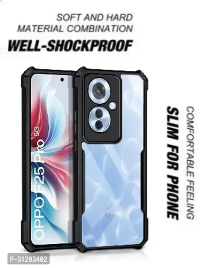 S Hardline Shock Proof Clear Protective Ipaky Back Cover for Oppo F25 Pro 5G Scratch Resistant-thumb4