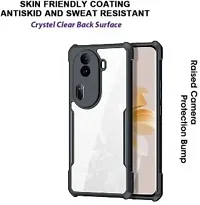 S  Hardline Shock Proof Clear Protective Ipaky Back Cover for Oppo Reno 11 Pro-thumb1