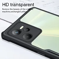 S Hardline Shock Proof Clear Protective Ipaky Back Cover for Realme C35 Premium Boom TPU Transparent case-thumb1