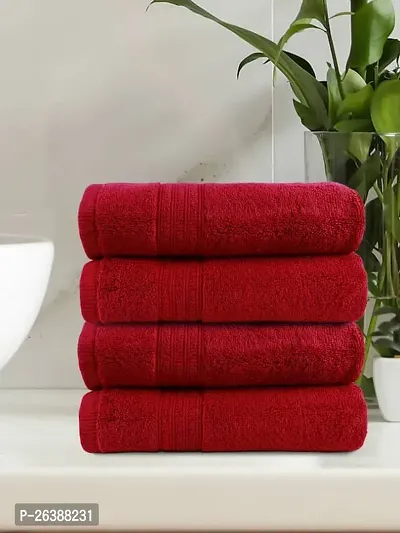 100% Cotton Hand Towel Set,napkin,kitchen cloth,roomal, 500 GSM (30*30)[4pcs] MULTI COLOUR Napkins  (4Sheets)-thumb0