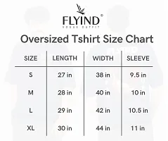 Mens Oversize tshirt, Round neck back front printed design.-thumb2