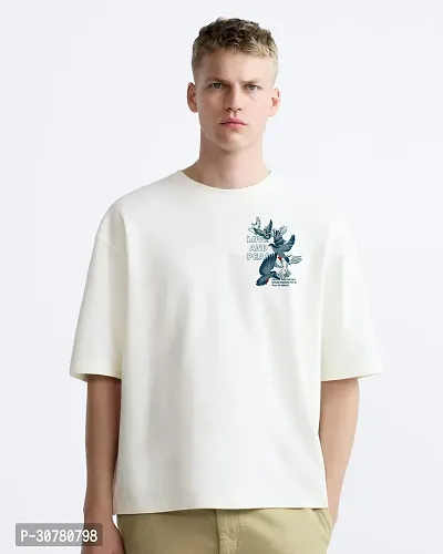 Stylish Oversize Cotton T-shirt For Men-thumb2