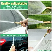 KRUPASADHYA Brass Nozzle Water Spray Gun Jet Hose Pipe High Pressure For Car,Bike,Window Cleaning Plants Gardening (Without Pipe) Suitable for 1/2 Hose Pipe (Nozzle)-thumb3